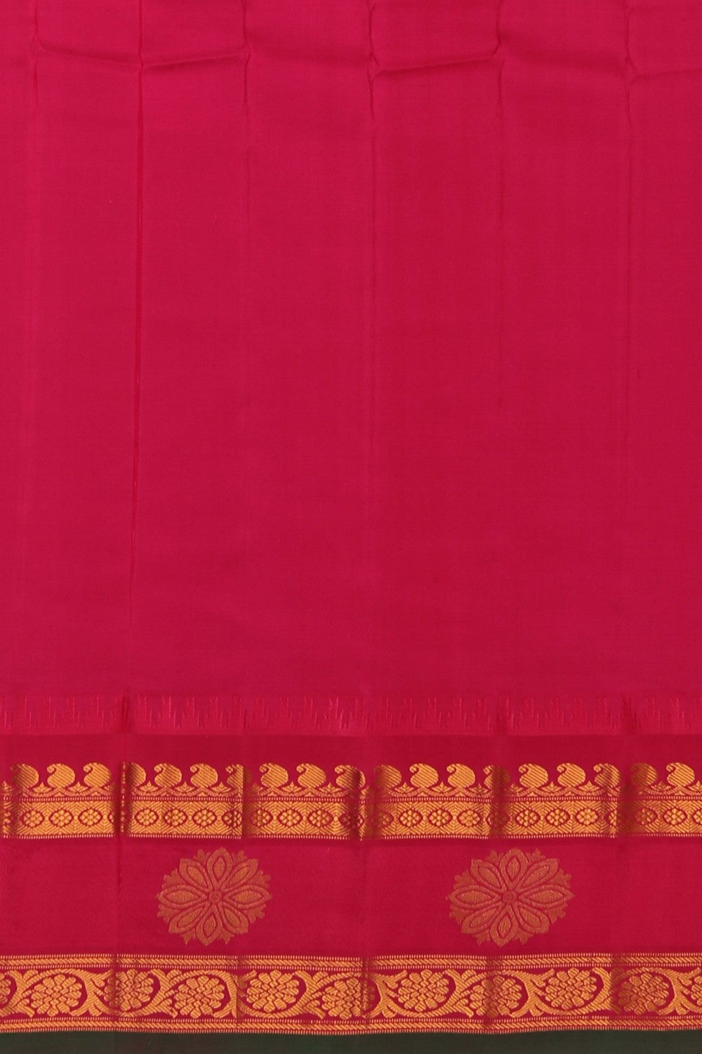 Image of Gadwal Silk Purple Saree